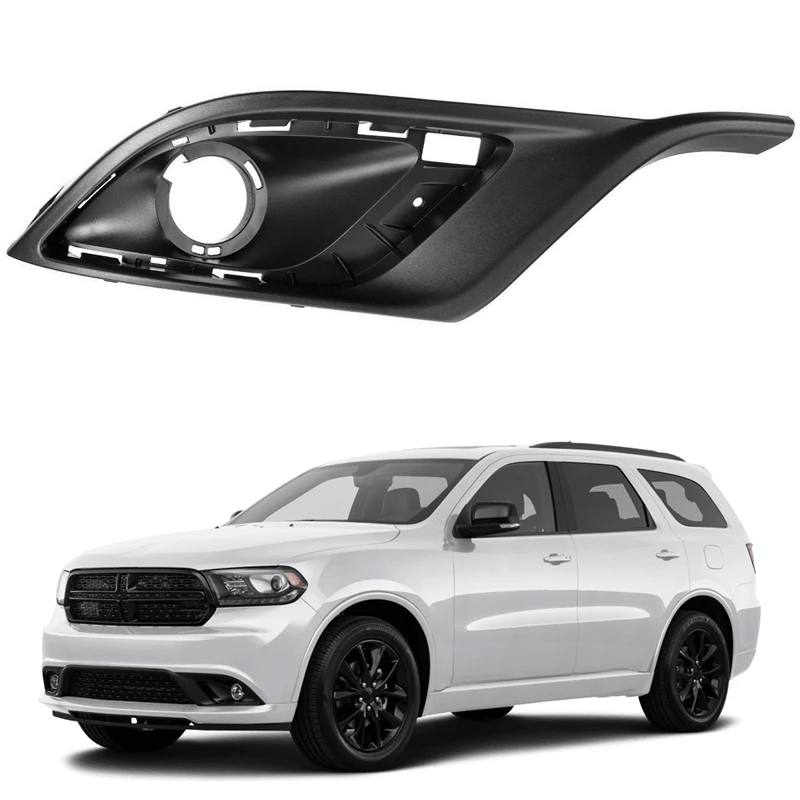 

Front Bumper Fog Lamp Bezel Fog Light Cover For Dodge Durango 2014-2020