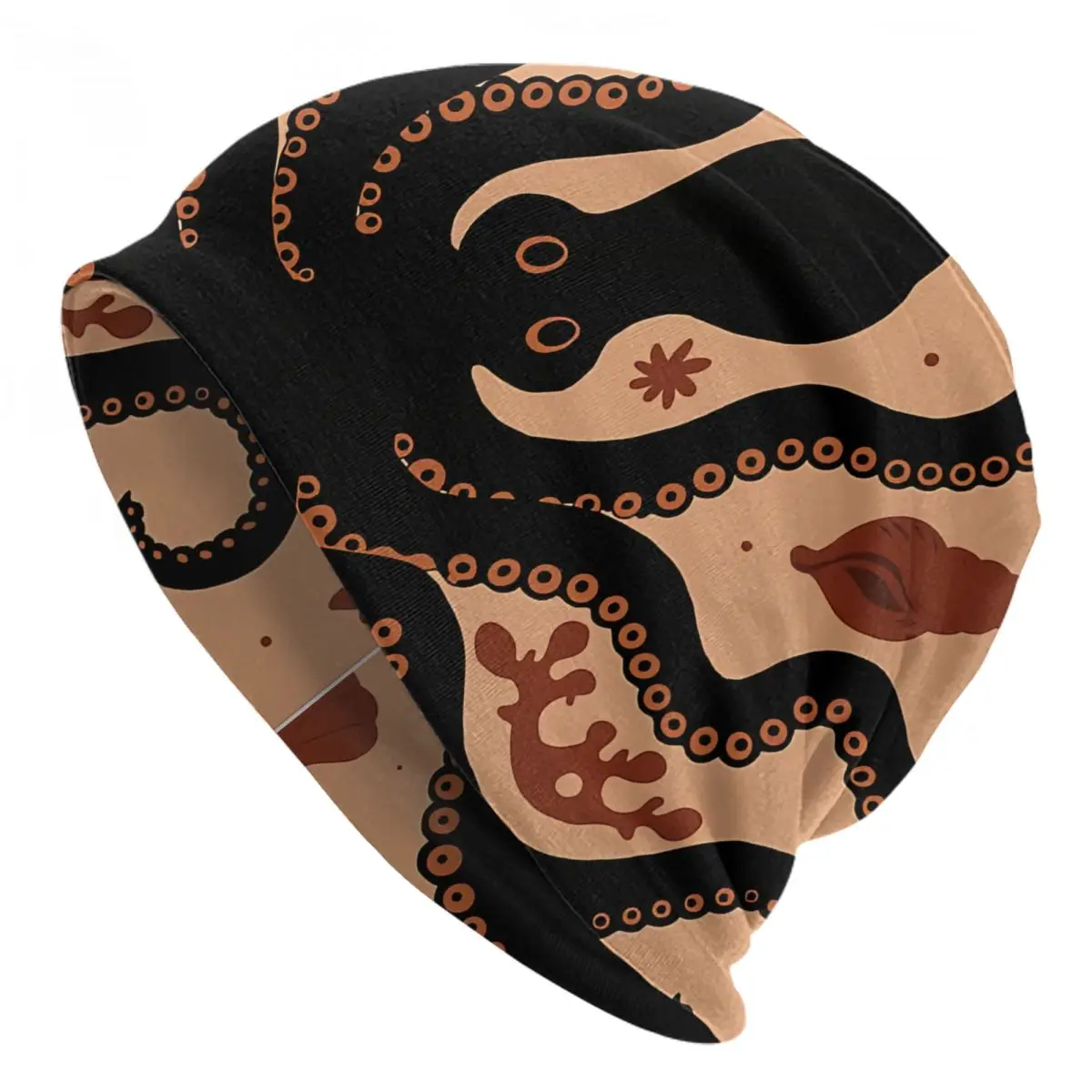 

Bonnet Hats Men Women's Thin Skullies Beanies Hat Minoan Octopus Autumn Spring Warm Cap Design Caps