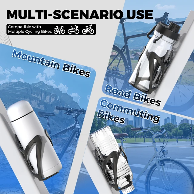 Bicycle Bottle Cage Lightweight One-Piece Molding MTB Road Bike Water Bottle Holder Saddle Colorful Gradient Cycling Accessories 5