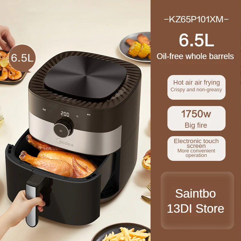 Midea Air Fryer 220v 6.5L Home Intelligent Multi-Function Electric Oven  All-in-One Machine Large Capacity Fryer Machine - AliExpress