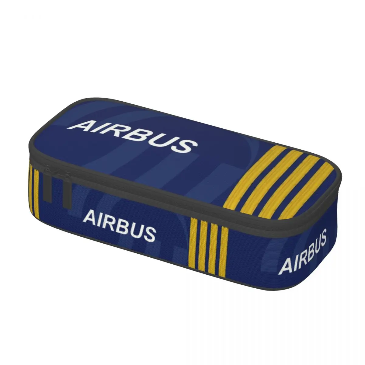 Cute Airbus Fighter Pilot Pencil Cases for Girls Boys Aviation Airplane Large Capacity Pen Bag Box School Supplies