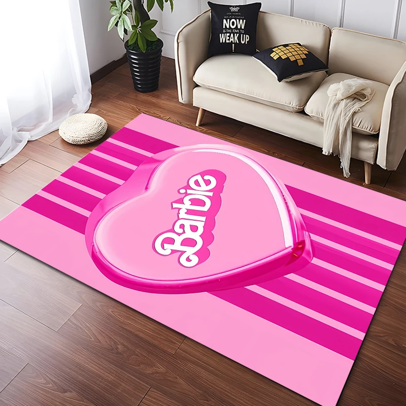 15 Sizes Barbie Printed Carpet Fashion Mat Non-slip Carpet Rug Outdoor Door Mat Play Baby Birthday Gift Ковер