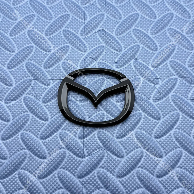 MX5 ND 블랙 엠블럼 자동차 전면 그릴 로고 엠블럼 자동차 후면 트렁크 배지 커버 스티커 MAZDA MX5 ND NC 트렁크 배지 스티커