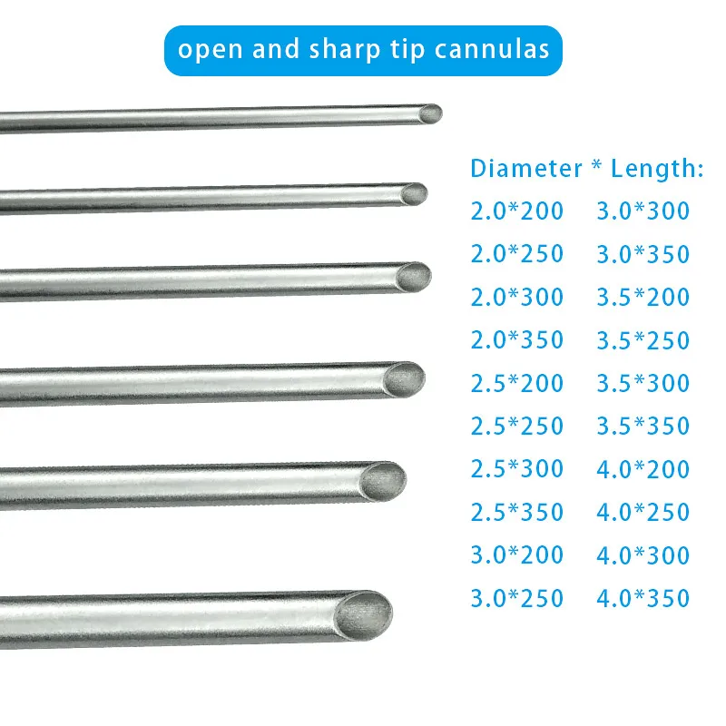 1pcs Stainless Steel Open Tip Singel Hole Liposuction Cannula Micro Cannulas Autoclavable Fat Transfer Plastic Beauty Tools 1pcs lot dspic33fj64gp804 i pt dspic33fj64gp804 33fj64gp tqfp 44 micro controller