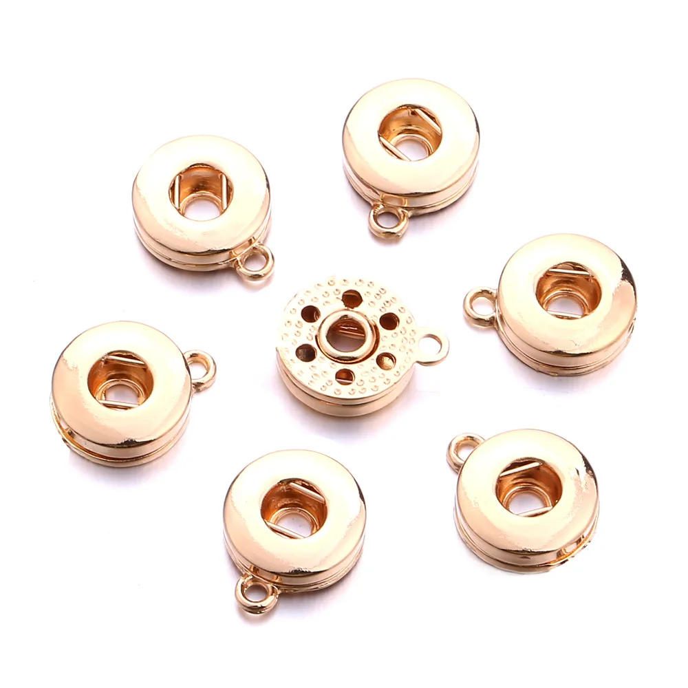 30pcs/lot 18mm Snap Jewelry Finding For Make Snap Button Keychain Necklace DIY Buttons Accessory