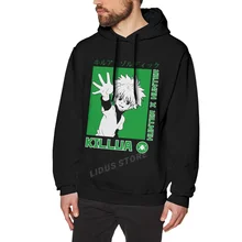

Hunter X Hunter Killua Zoldyck HXH Hoodie Sweatshirts Harajuku Creativity 100% Cotton Streetwear Hoodies