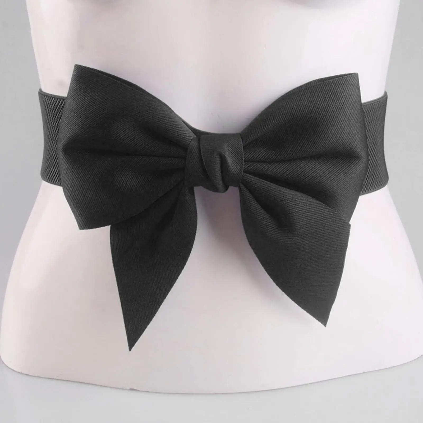 Women Stretchy Waist Belt Dress Belts Waistband Waist Band Big Bow Knot Waist Belt for Party Casual Matching Outfit Clothes