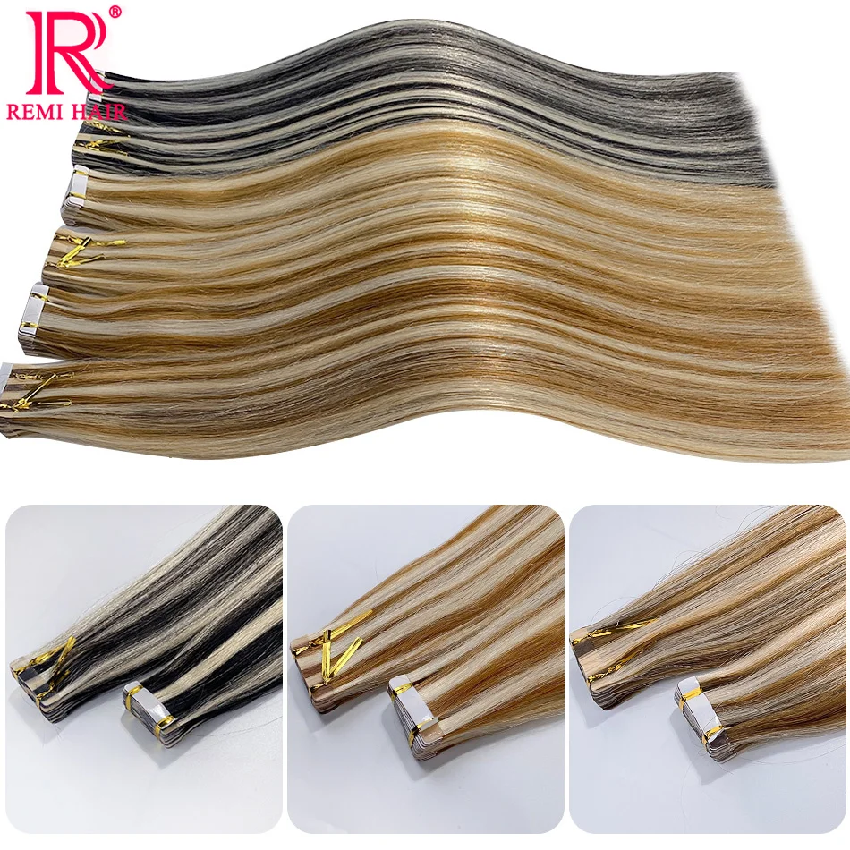 Tape in Human Hair Extensions Real Human Natural Hair Vietnamese Straight Strong Adhesive Skin Weft For Women human hair extensions human hair for braiding