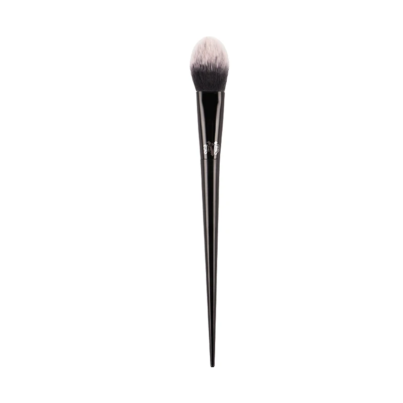 Make-up-Pinsel 25 Rougepinsel mit weichen Borsten, elegantem schwarzem Griff, Marken-Make-up-Pinsel für Damen_voghion.com