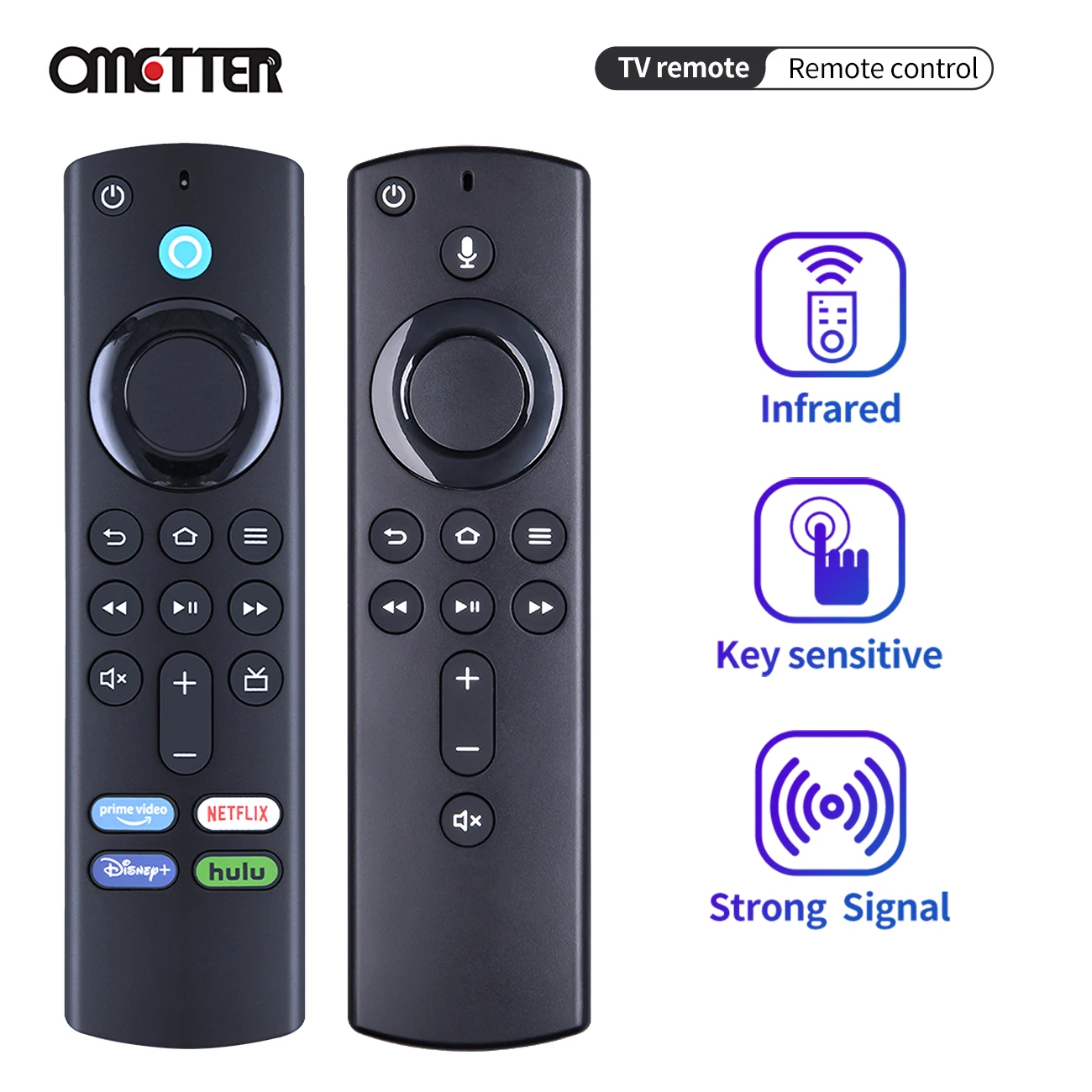 Per Alexa Fire Tv Firestick 4K Stick Telecomando Universale H3Ca Voice Smart Search L5B83H L5B83G