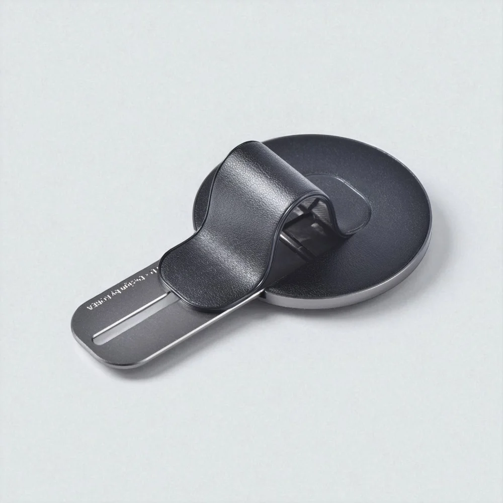 Luxury Magnetic Leather Foldable Phone Grip Stand