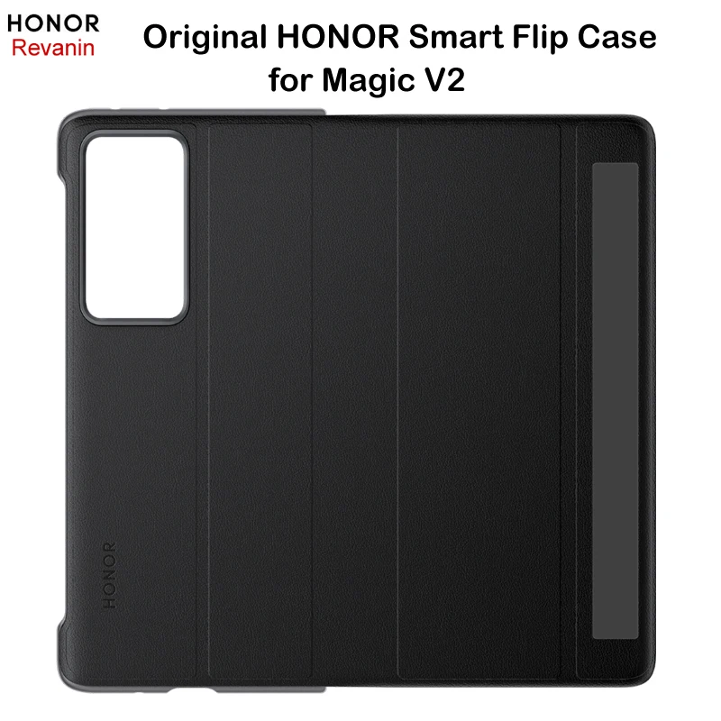 Custodia Flip Smart Honor Originale Per Magic V2 Pu Leather Con Finestra Sleep Wake Up Magnetic Magic V2 Cover Case