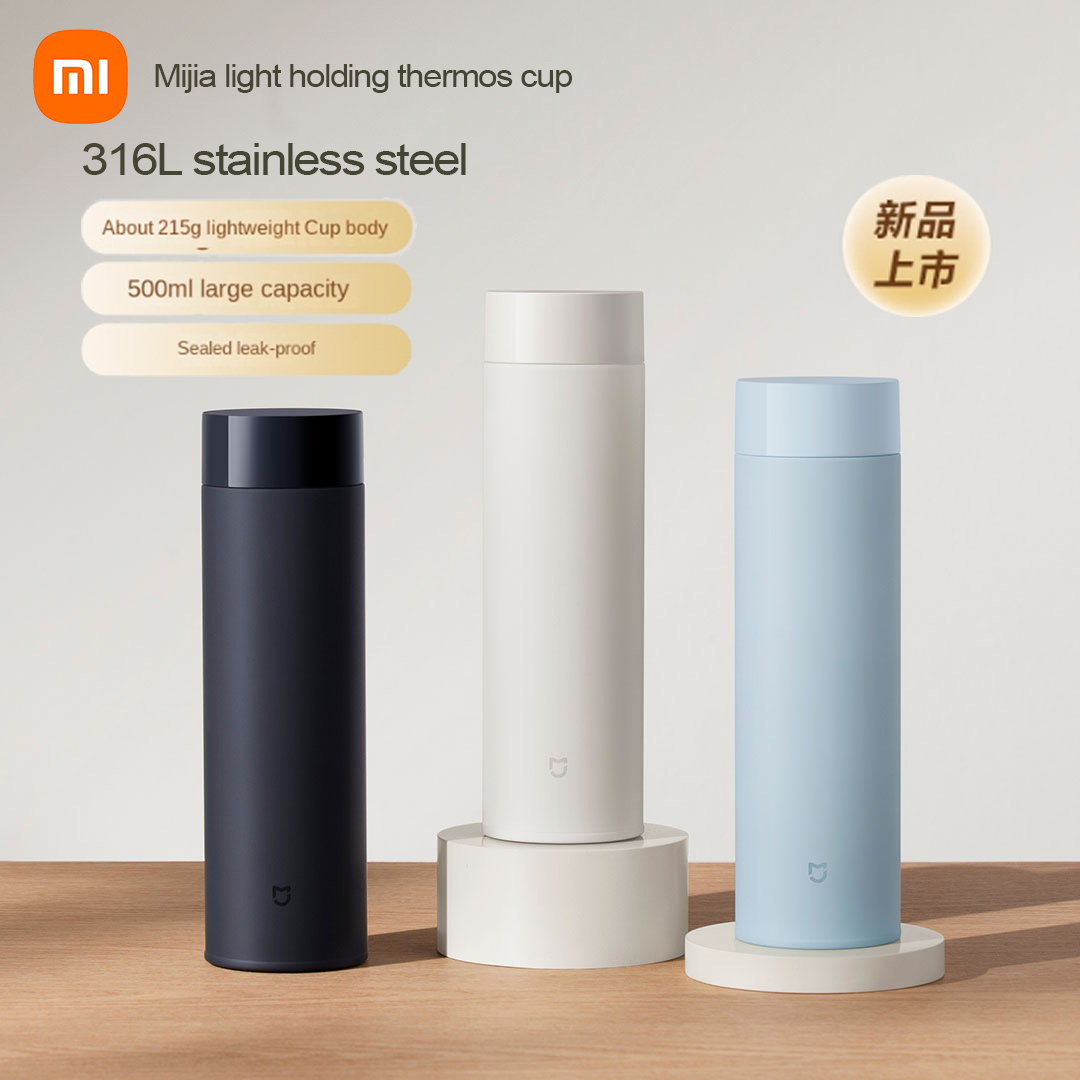 Xiaomi Mijia 500ml Stainless Steel Water Bottle Lightweight Thermos Vacuum MIni Cup Camping Travel Portable Insulated Cup Sport
