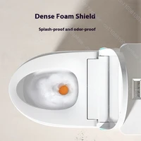 ฝารองนั่งชักโครกอัจฉริยะ พร้อมระบบทำความร้อน ปรับอุณหภูมิได้ มีไฟกลางคืน ใช้ได้กับโถชักโครกทั่วไป 5