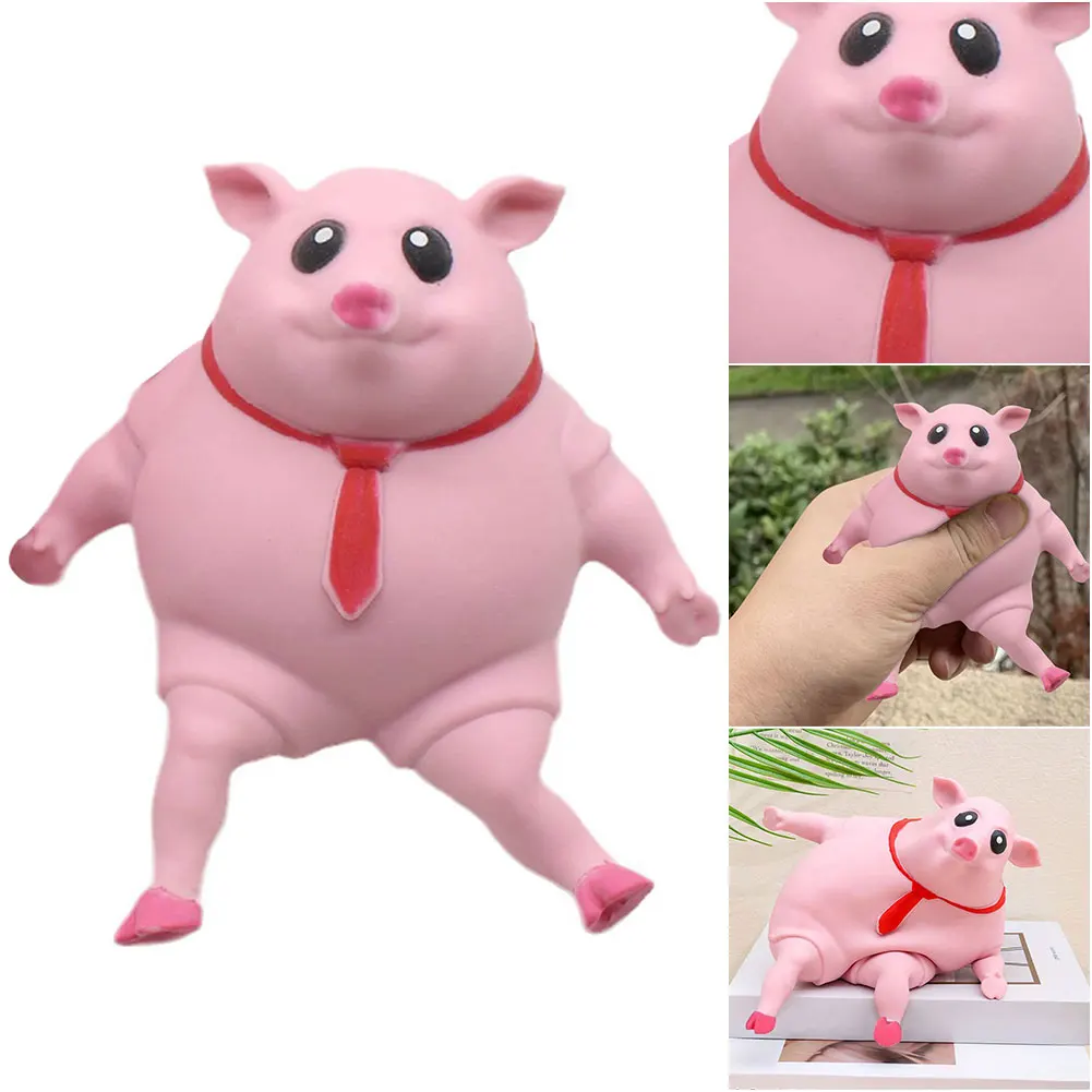 Creative New Pink Pig Squishy Stress Relief Decompression Toy Cute ...
