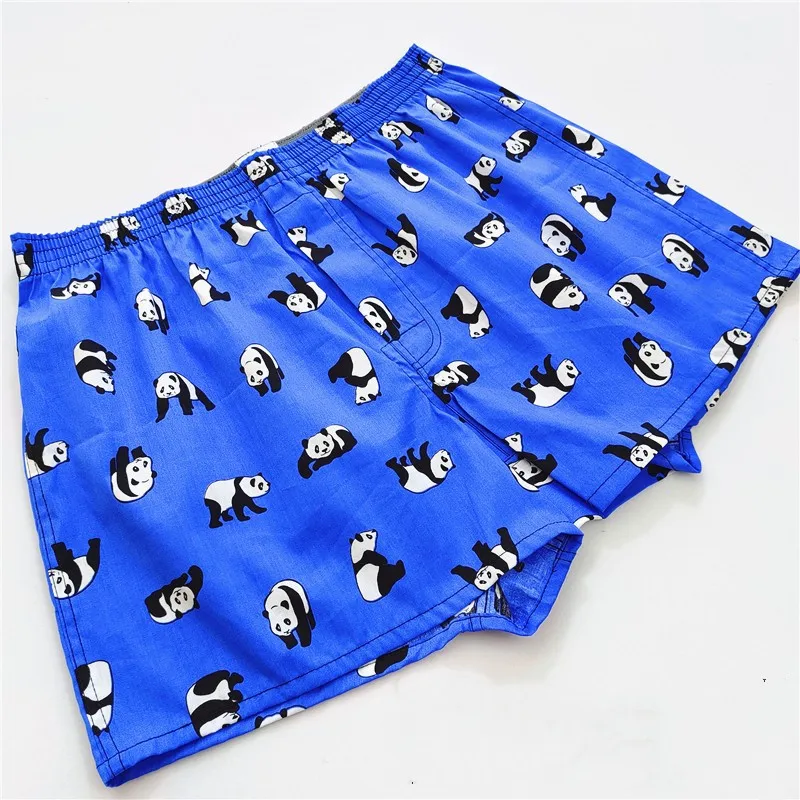 New Men's Underwear Comfortable And Breathable Cotton Panda Shorts Men's And Women's Lounge Sleep Bottoms