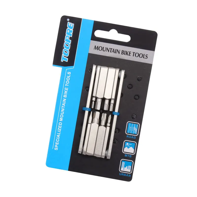 TOOPRE 산악 자전거 조합 해체 세트 육각 드라이버 렌치 자전거 다기능 수리 도구