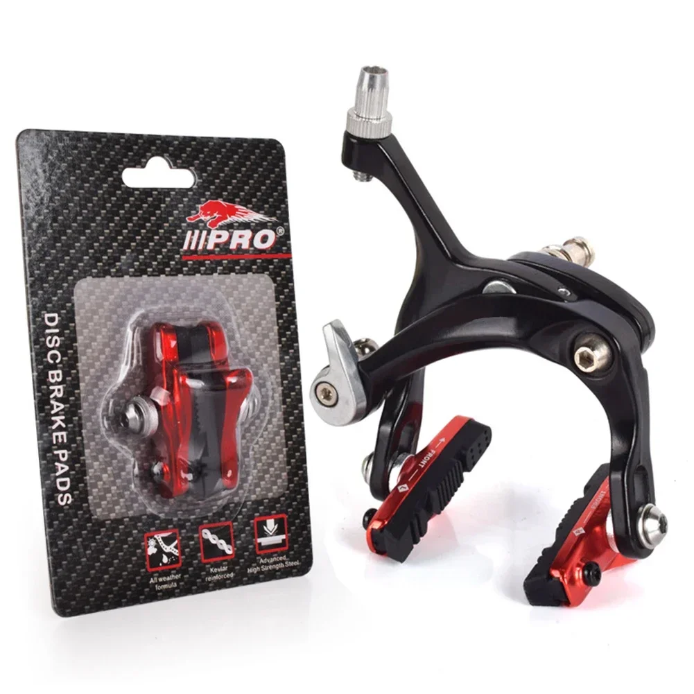 2Pcs Bike Brake Pads Aluminum Replaceable Brake Shoes Drawer Rubber Block Noise Reduction Brake Block Bicycle Accessories