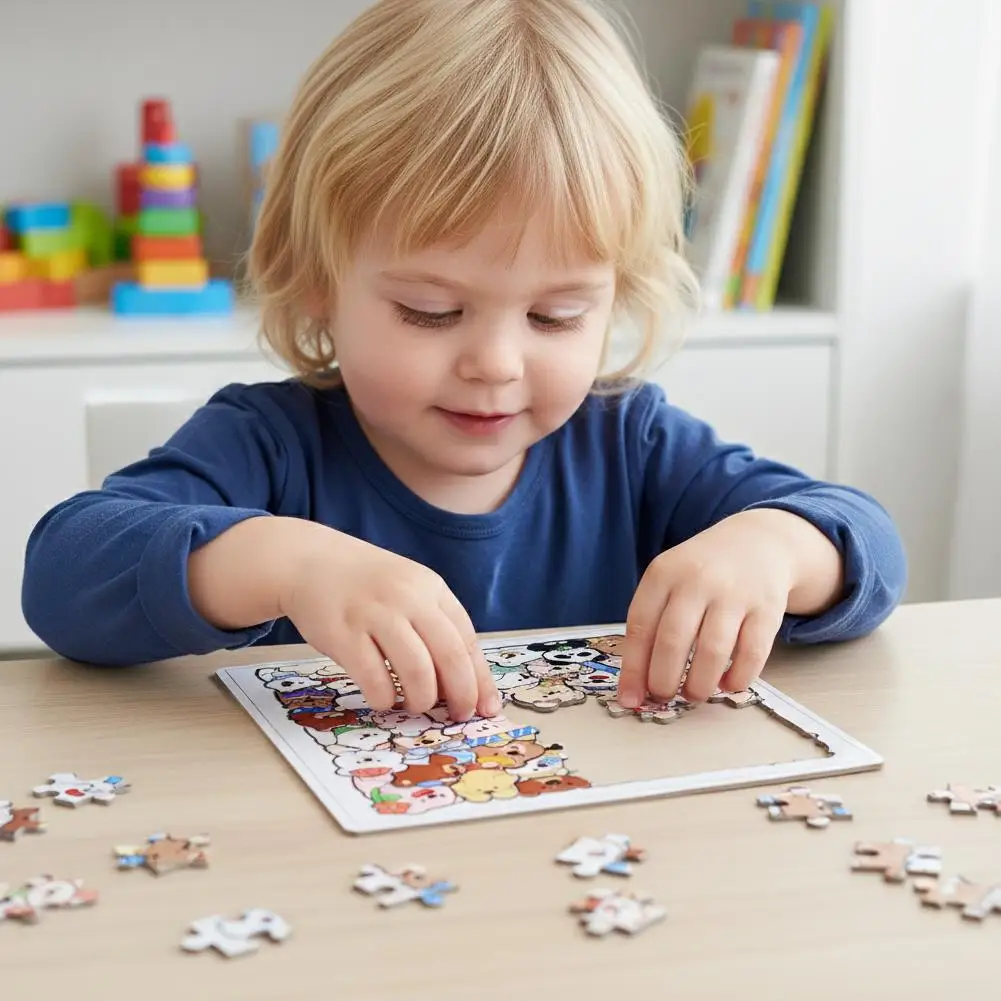 Puzzel in gebruik