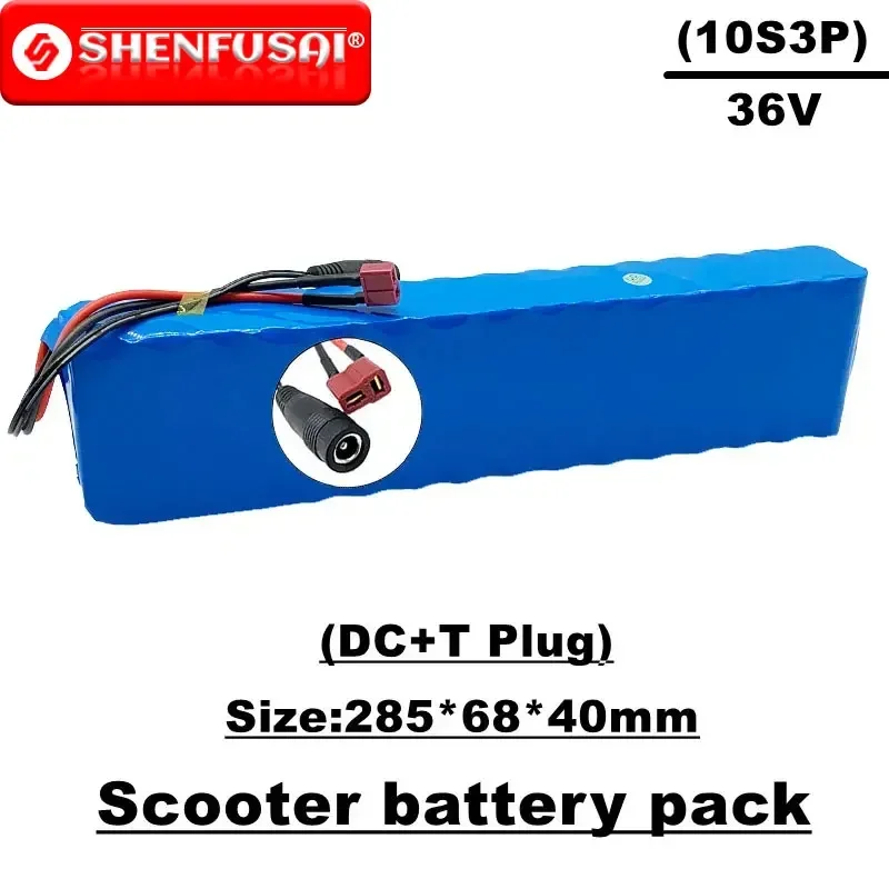

36v lithium ion battery pack, manufactured by 18650, 10s3p, 40000mAh, suitable for 250w~500w electric bicycle / scooter