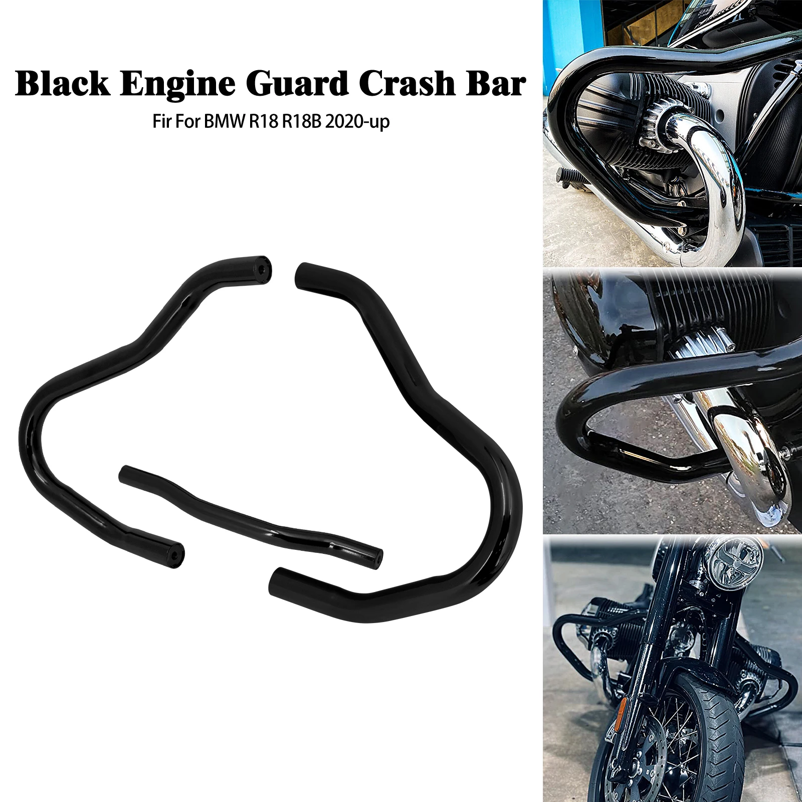

Motorcycle Engine Guard Crash Bar Bumper Protector For BMW R18 R18B 2020-2023 Highway Guard Bars Frame Protection Accessories