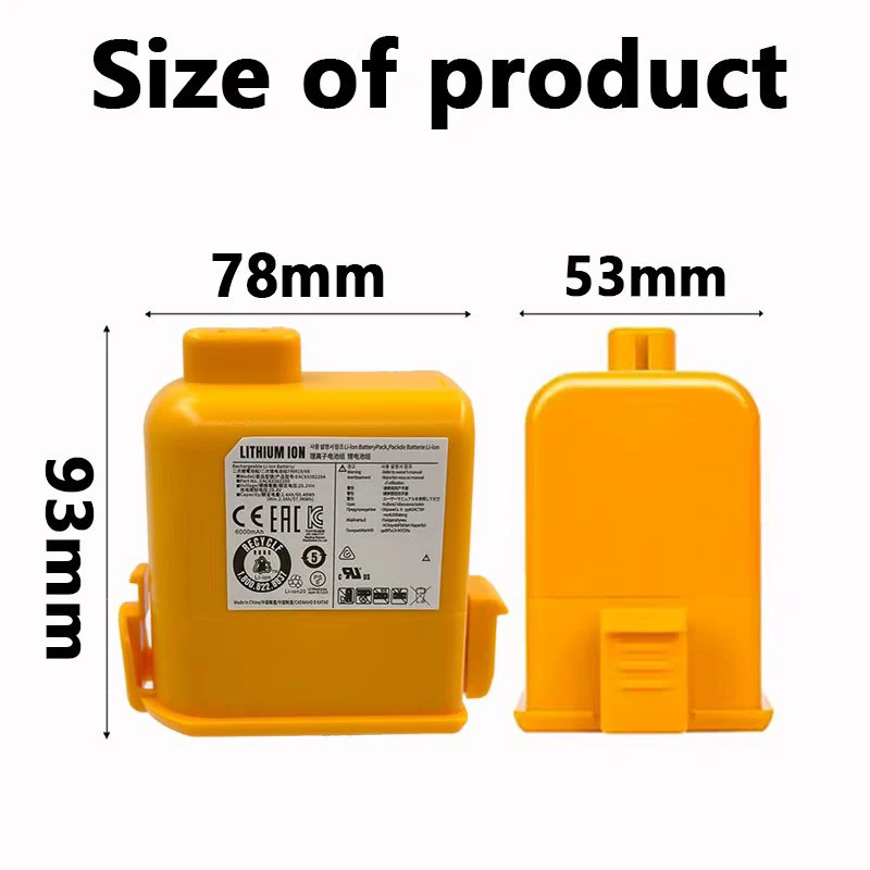 for Lg Cordzero Vacuum Cleaner Battery Replacement A9 P9 A9S Cordless Vacuum Cle