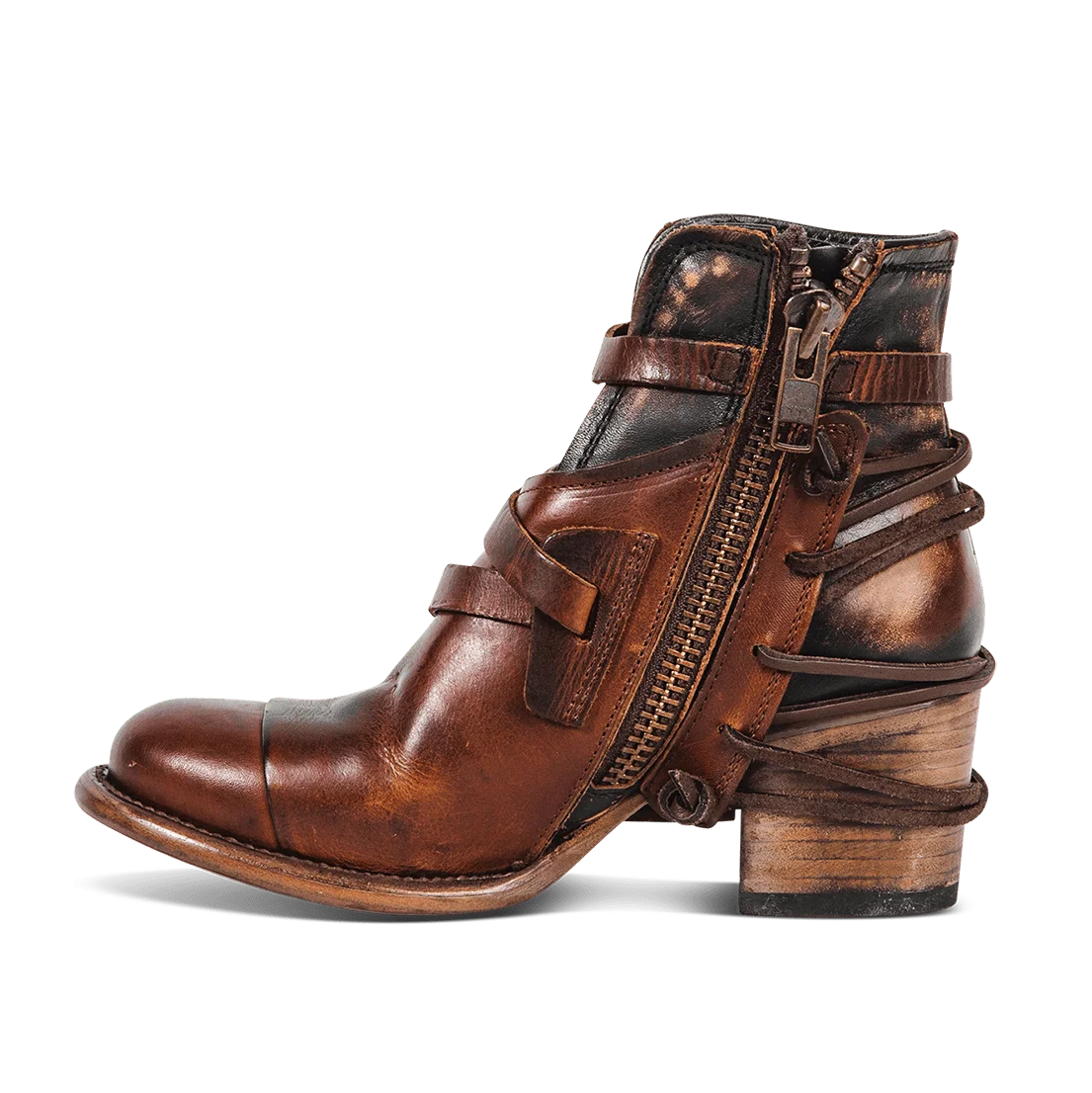 

Retro Boots Fashion Shoe Woman Casual Autumn Leather Female Ankle Boot Platform Women's Footwear Women Shoes