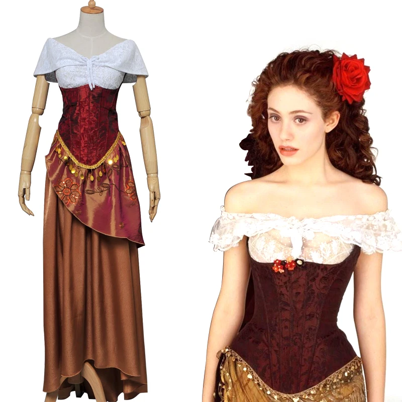 

Musical The Phantom Of the Opera Cosplay Christine Daae Costume Fancy Dress for Women Belle Gown Halloween Party Outfits