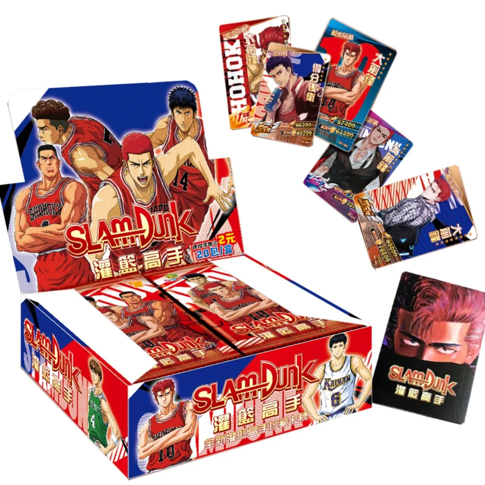 Slam Dunk Collection Card For Children Exquisite Genuine Edition Cherry Flowing Maple Limited Game Collection Card Regali Per Bambini