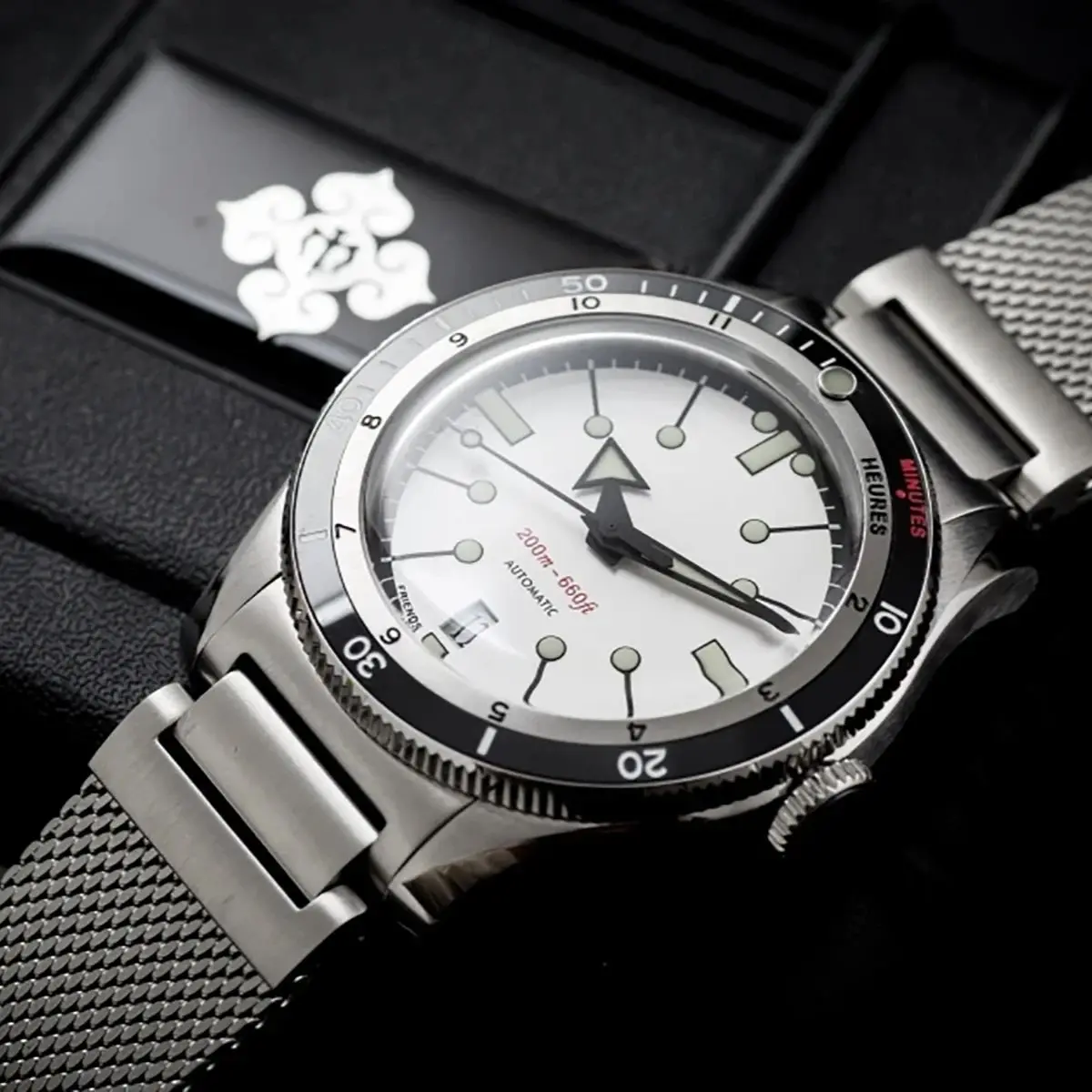Men Automatic Mechanical Watch PT5000 40mm Luxury Sport Casual 5303 AR Coating C3 Diving Reloj Hombre