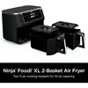 Ninja Air Fryer, Roast, Bake, Crisps, Broil, Reheats, Keep Warm, 10-in-1, Fries, Frozen Food, Veggies, Meat, 10 QT, Black, DZ302 2