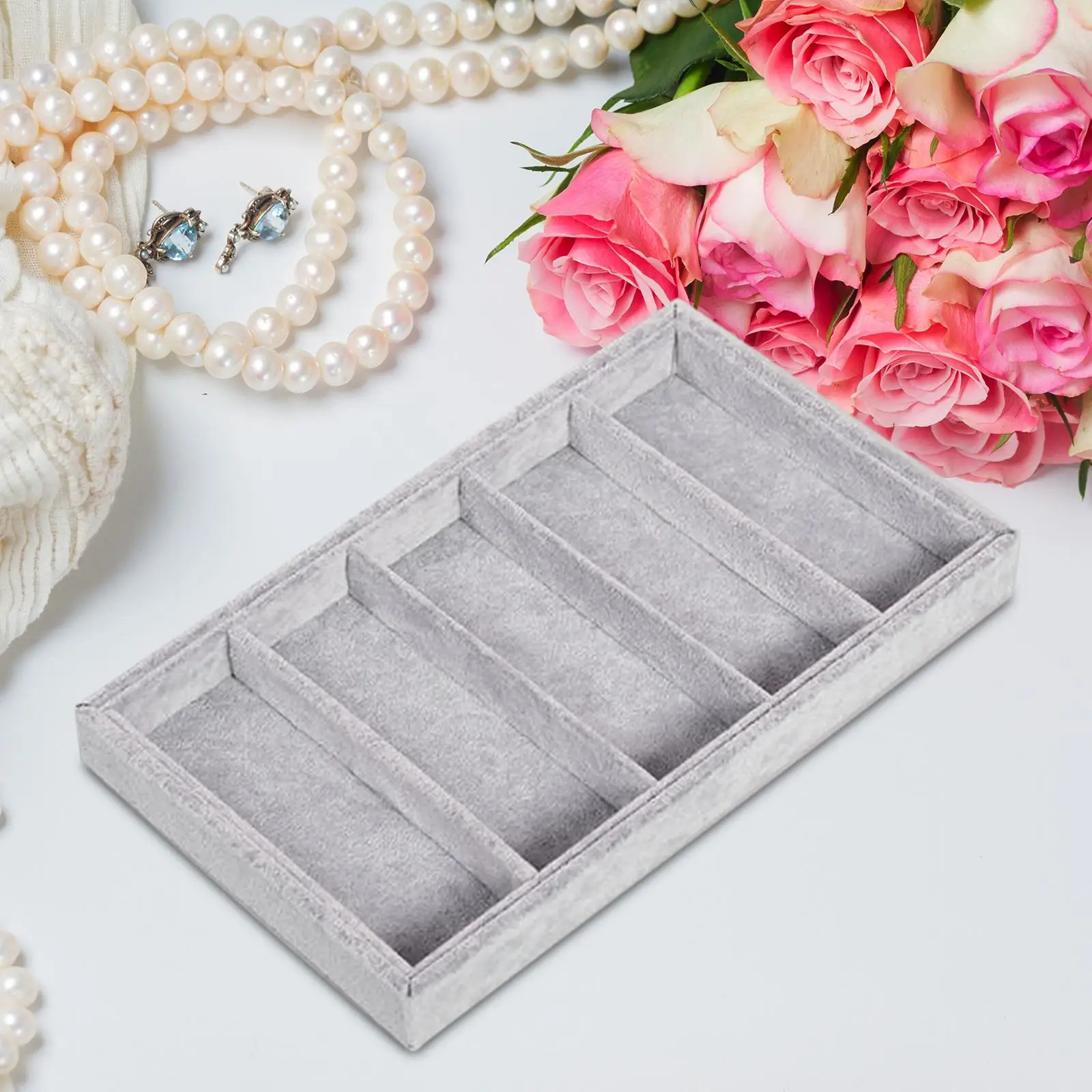 Glasses Display Tray Durable Jewelry Organizer for Apartment Dresser Desktop