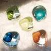 Thick Glass Vase Small Mouthed Hydroponic Vase Flower Vessels Ornament Flower Arrangement Decorative Vases Dried Flower Vases 6