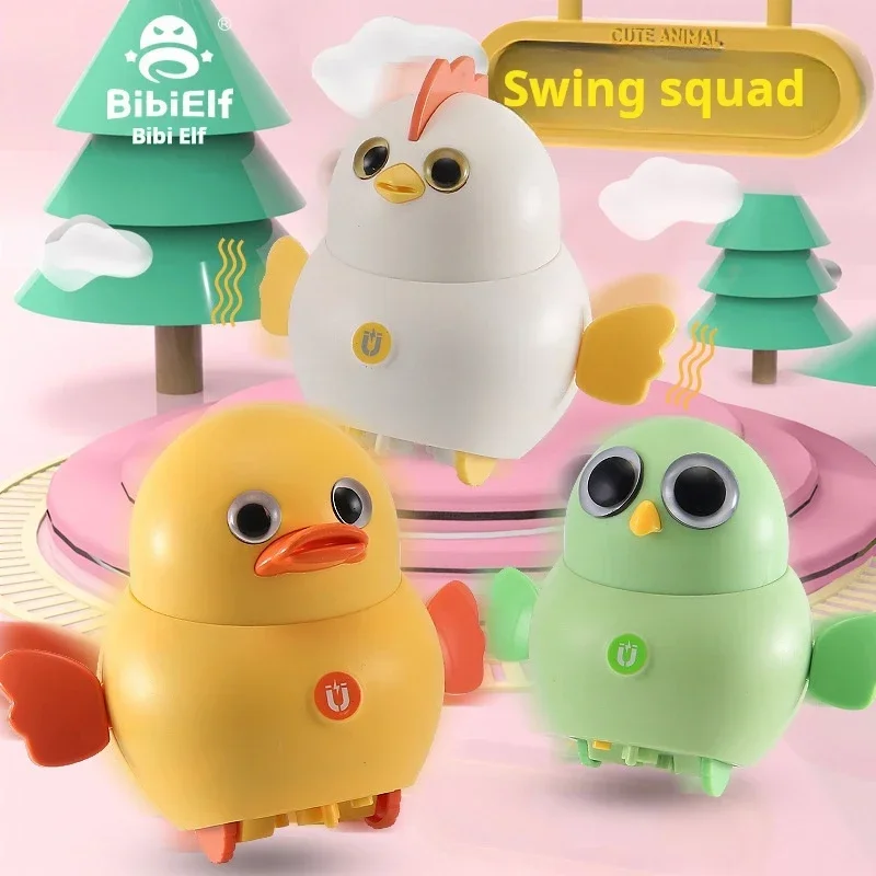 1Pcs Electric Walking Chick Cute Swinging Magnetic Toys, Swinging Toys Cute Swinging for Baby Toddler Girl Boy Kids 4