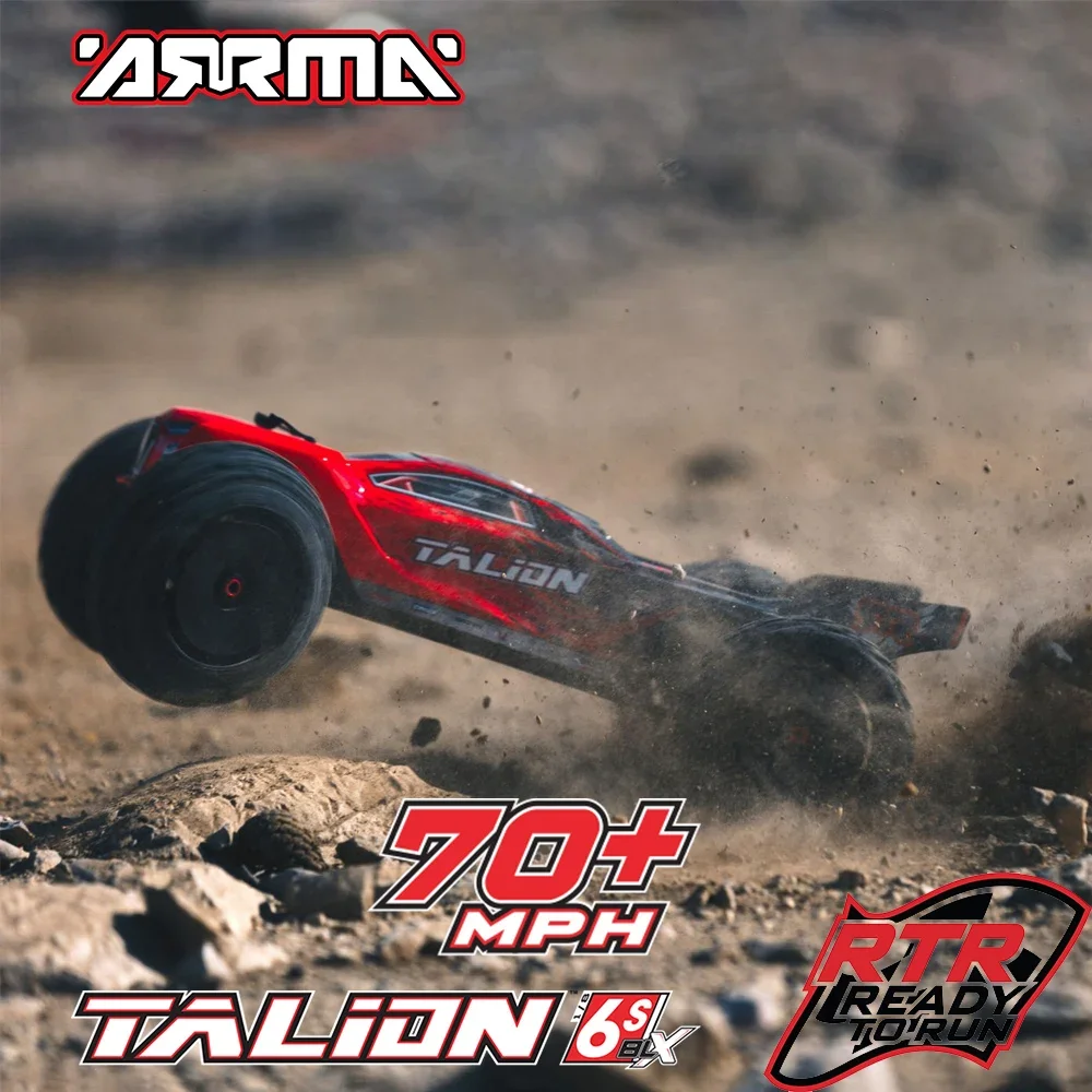 Bloques De Dirección De Aluminio T6 HD Para Arrma Talion 6S - Upgrade Rojo, Compatibles 1:5, 1:6, 1:7