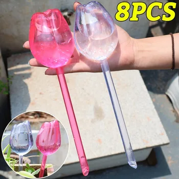 Plastic Tulip Plant Watering Globes 1