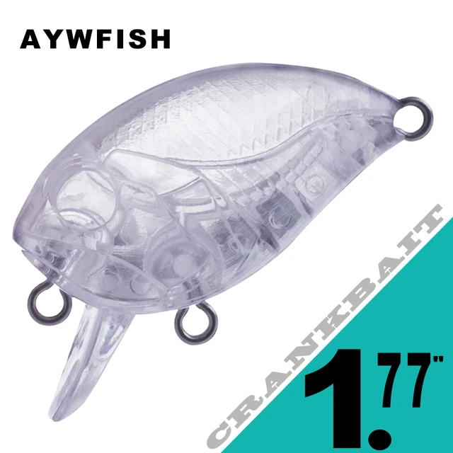 AYWFISH 20PCS / LOT 1.77IN 7G Floating Hard Crank Bait Shovel Lip