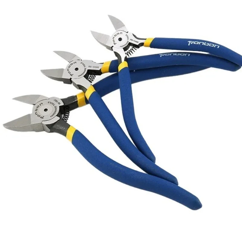 1pc 5/6inch Diagonal Cutting Pliers 5/6 Inch Wire Stripping Tool Side Cutter Cable Burrs Nipper DIY Repair Hand Tools