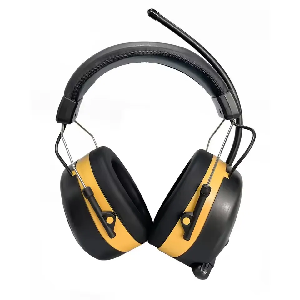 AM/FM Radio Headphones with Noise Canceling Hearing Protection and Bluetooth Calling for Work/Study/Entertainment NRR 30dB