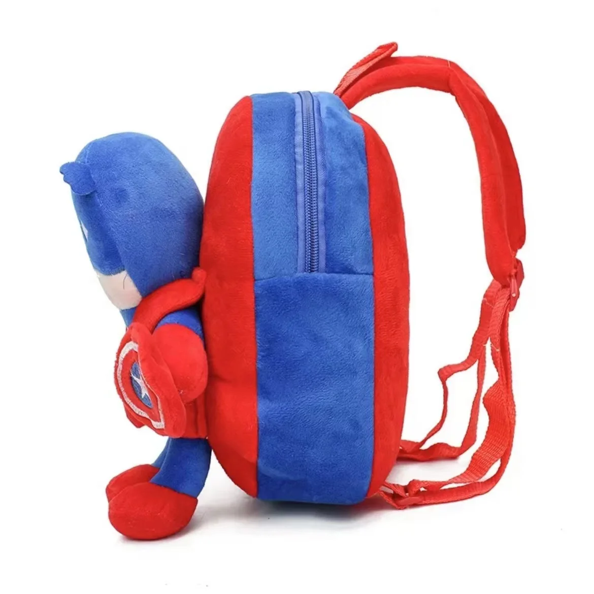 Cosplay Series Spiderman Cartoon Anime Plush Toy Children Leisure Cute Kindergarten Backpack Holiday Gift