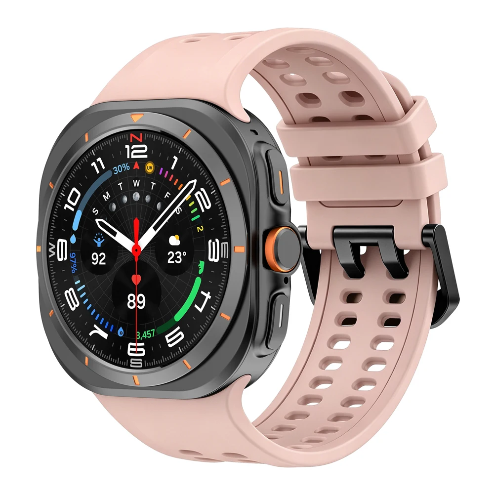Silicone Wristband Strap for Smartwatches - Soft Replacement Band, 47mm