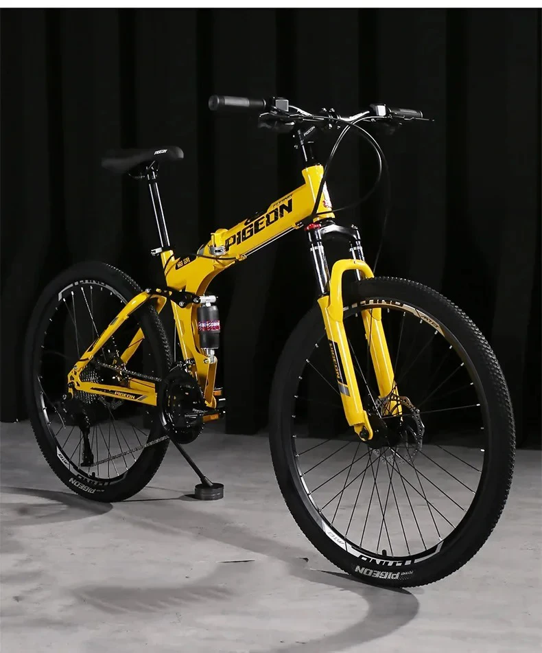 24/26inch Mountain bike Portable folding bicycle 24/27/30speed Double disc brake Shock absorption Variable speed aldult student