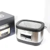 Household Slow Cookers and Sous Vide OOTD Mini Slow Cooker Portable Sous Vide Cooker 1