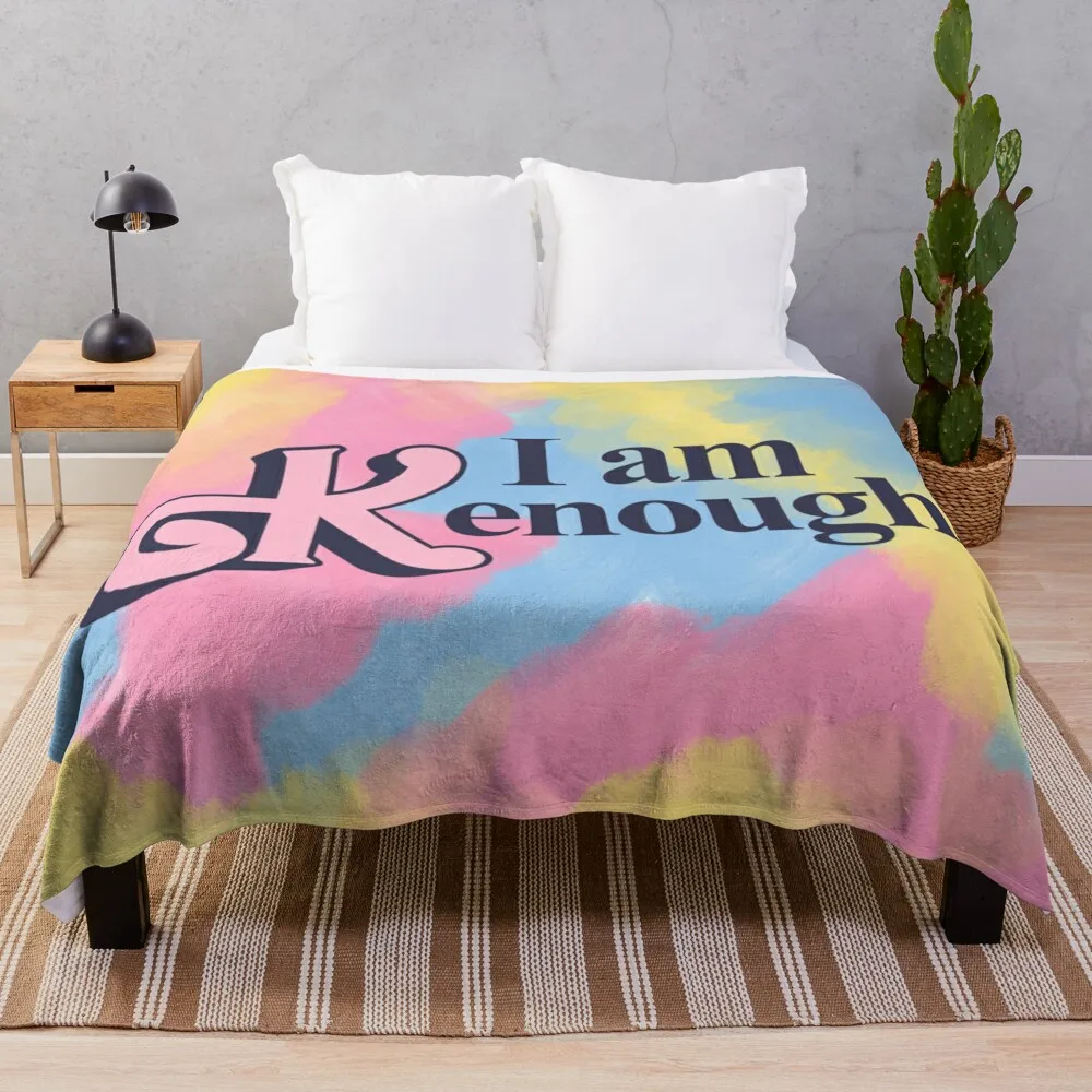 

I am kenough Throw Blanket Soft Big Luxury Polar Blankets