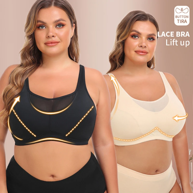 

High Quality Womens Wireless Bra, Full-Coverage Pullover Stretch-Knit Bra, Smoothing T-Shirt Bra