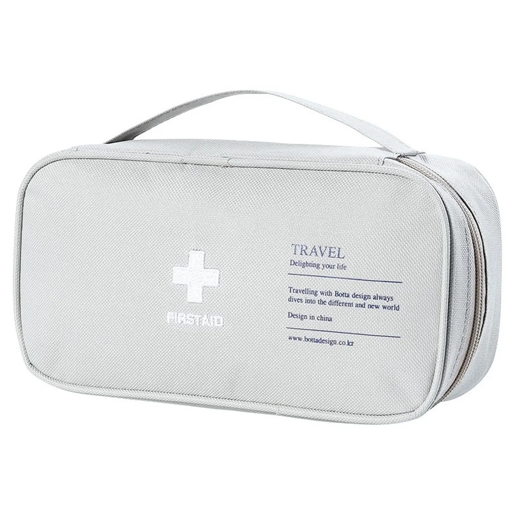 Portable Medicine Bag Cute First Aid Kit Organizer Medical Emergency Pill Storage Bag Pocket Outdoor Survival Household