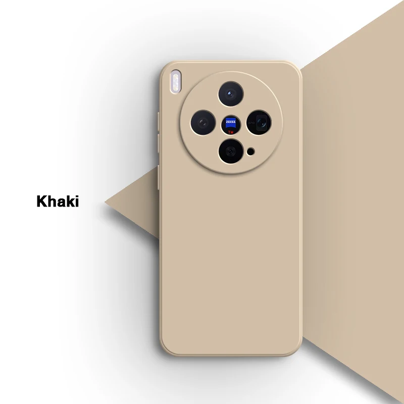 Premium Liquid Silicone Phone Case with Camera Protection - Soft, Fashionable Luxury Back Cover