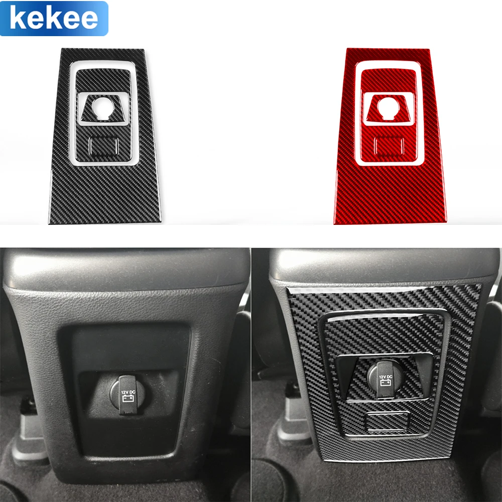 

Задняя коробка для хранения для Dodge Journey 2011-2017, набор панелей, наклейка из натурального углеродного волокна, аксессуары для литья интерьера автомобиля