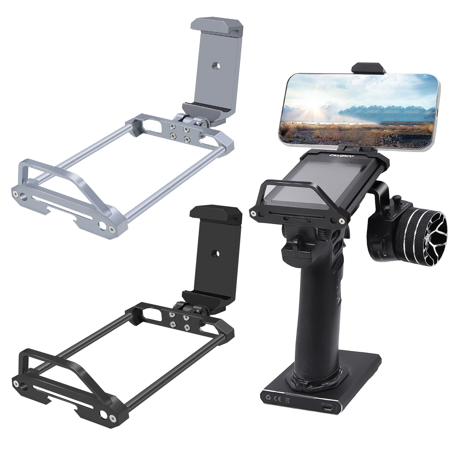 Aluminium Schutz Rahmen Halterung Mit Telefon Halterung Für Flysky Noble NB4 Pro NB4 Lite NB4 + Radio Sender Upgrade Teile