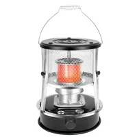 Glass Chimney Kerosene Heater Camping Portable Heater Kerosene Stove Adjustable Lifting Suitable for Home Indoor and Outdoor 1